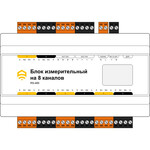 Фигура визио (stencil). Блок измерительный 8 каналов (RS485) ectoControl.