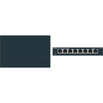 Фигура визио (stencil). Настольный коммутатор с 8 гигабитными портами TP-Link.