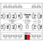 Фигура визио (stencil). Актуатор KNX, 12-выходов MAXinBOX 12 Zennio.