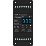 Фигура визио (stencil). Диммер DALI-TRIAC-601-82-D2-DRI-PS-DIN Black INTELLIGENT ARLIGHT.